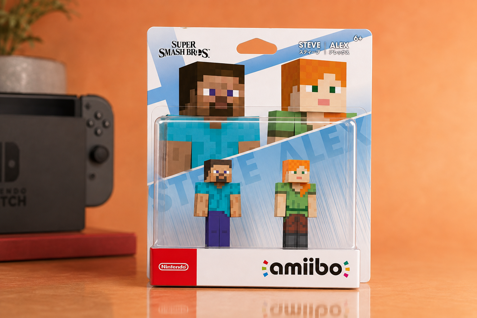 Steve & Alex insieme a 18,53€: il double pack amiibo per fan di Minecraft