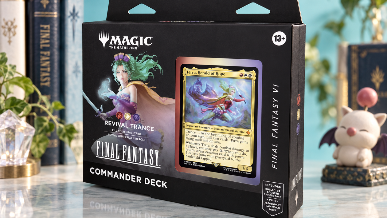 Immagine di Mazzo Commander Final Fantasy VI a 52,09€, 100 carte pronte alla battaglia