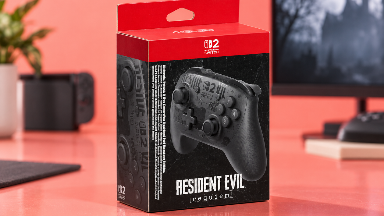 Immagine di Nintendo Switch 2 Pro Controller Resident Evil a 71,99€, il minimo di sempre