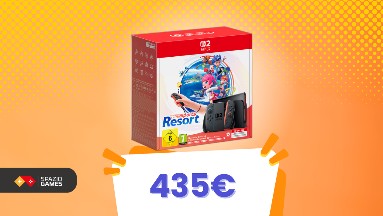 Immagine di 435€ per Nintendo Switch 2 + Sports Resort: occasione da cogliere al volo