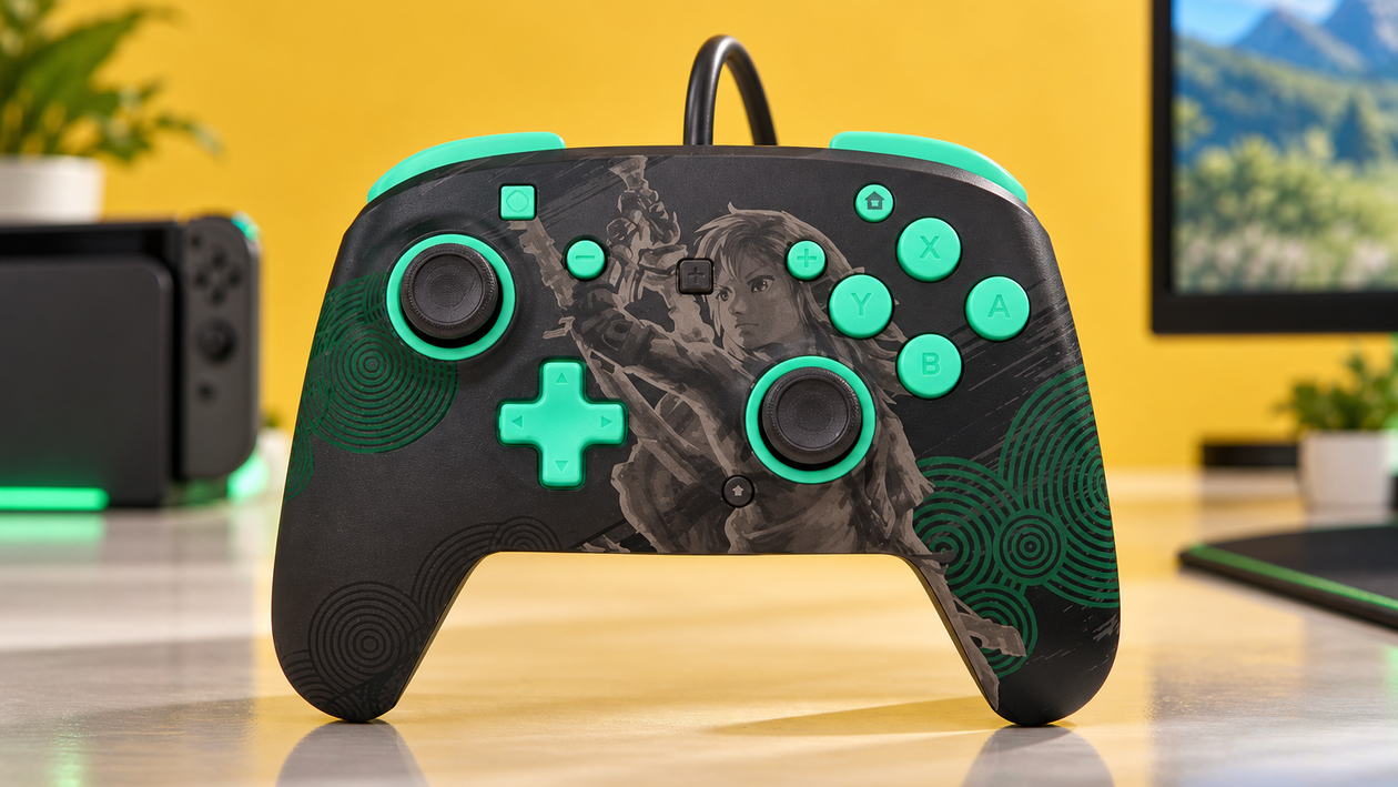 Immagine di Turtle Beach Rematch Zelda a 24,99€, comandi precisi per Switch 2