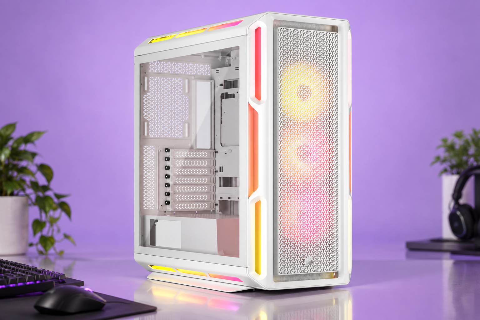 103,44€ in meno sul Corsair 5000T LX RGB, per un PC da mettere in mostra