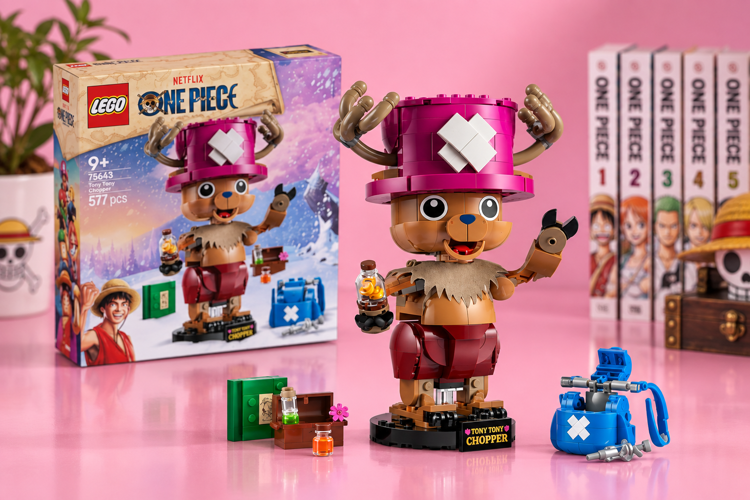 LEGO ONE PIECE Chopper sotto i 65€, una figure da esporre e mettere in posa