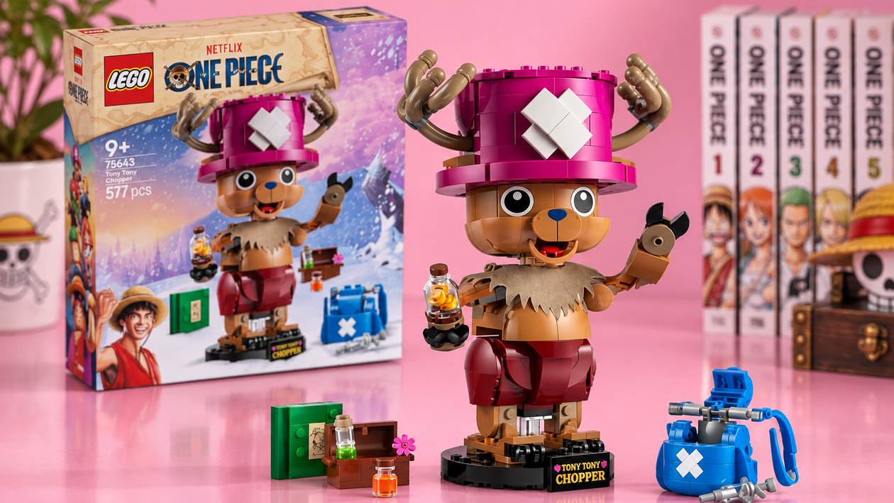 Immagine di LEGO ONE PIECE Chopper sotto i 65€, una figure da esporre e mettere in posa