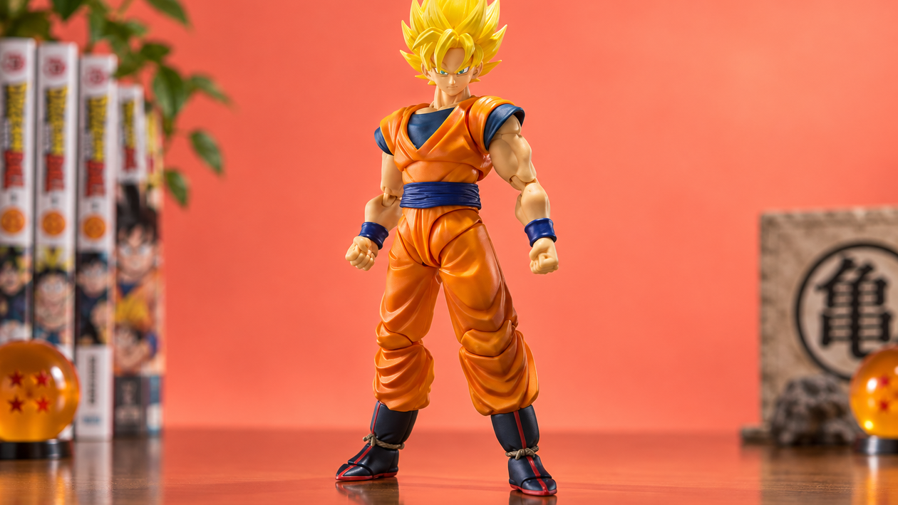 Immagine di TAMASHII NATIONS Son Goku a 57,94€ porta il Super Saiyan in vetrina