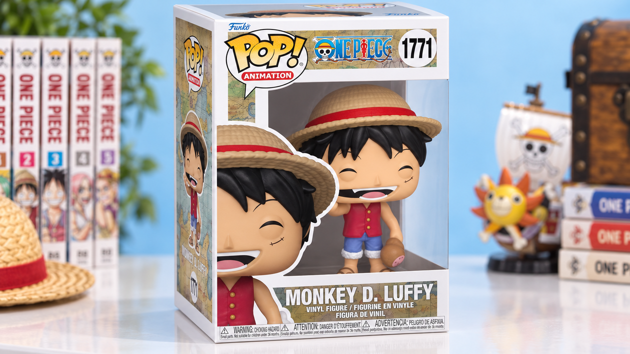 Immagine di Funko POP! Luffy da 16,90€ a 15,90€, facile da esporre per i fan di One Piece