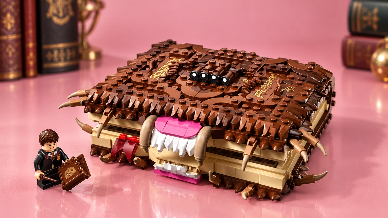 Immagine di LEGO Harry Potter Libro Mostro sotto i 48€, il regalo che corre e azzanna