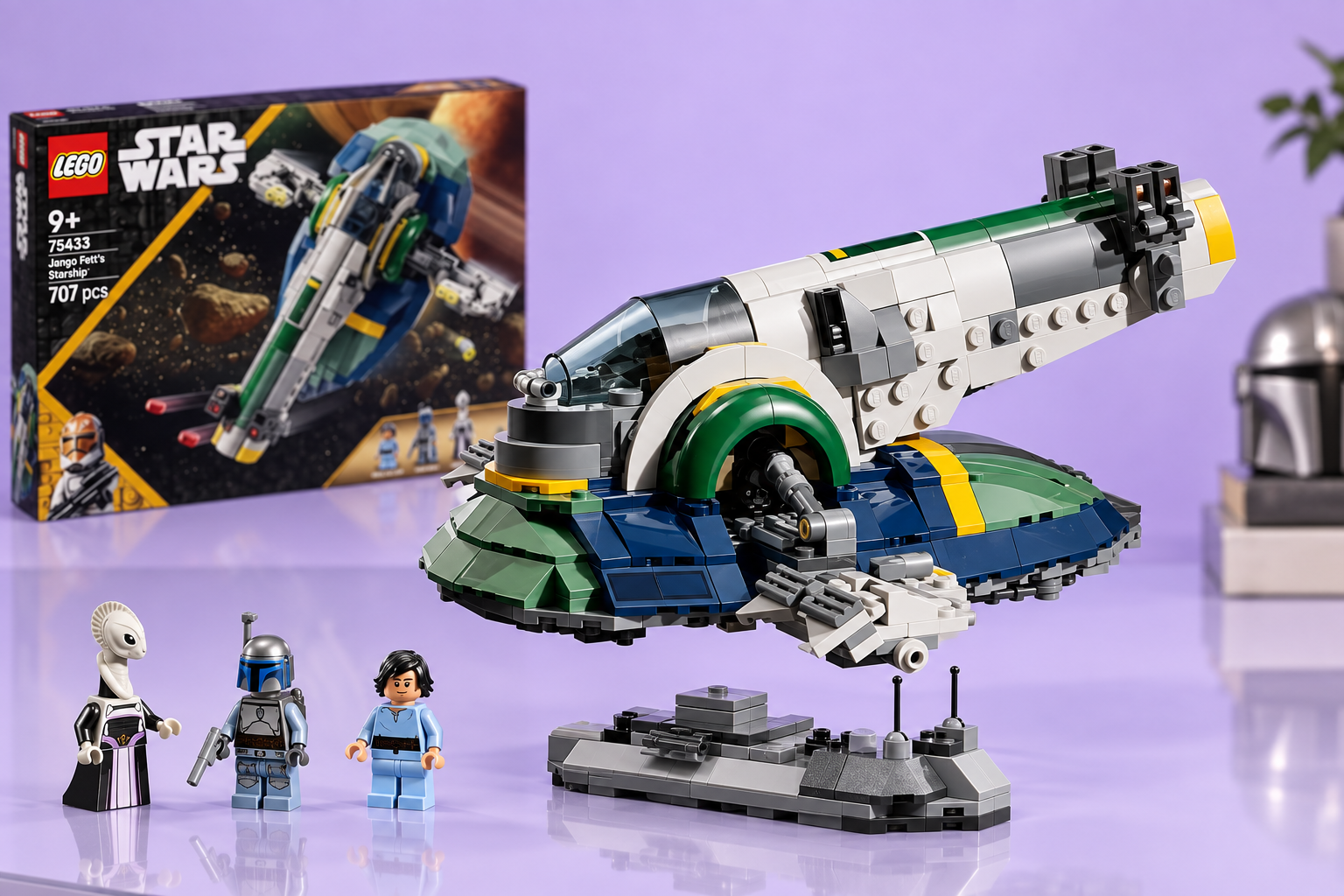 LEGO Star Wars di Jango Fett a 55,99€, da costruire e mettere in vetrina