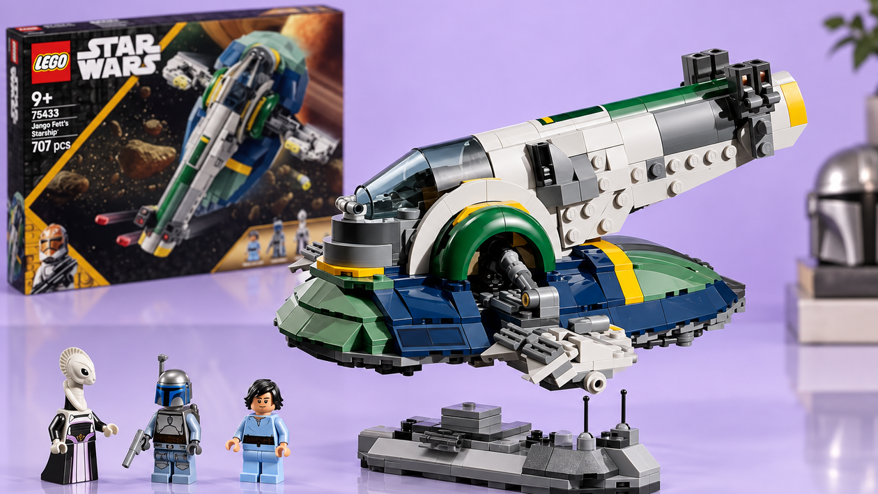 Immagine di LEGO Star Wars di Jango Fett a 55,99€, da costruire e mettere in vetrina
