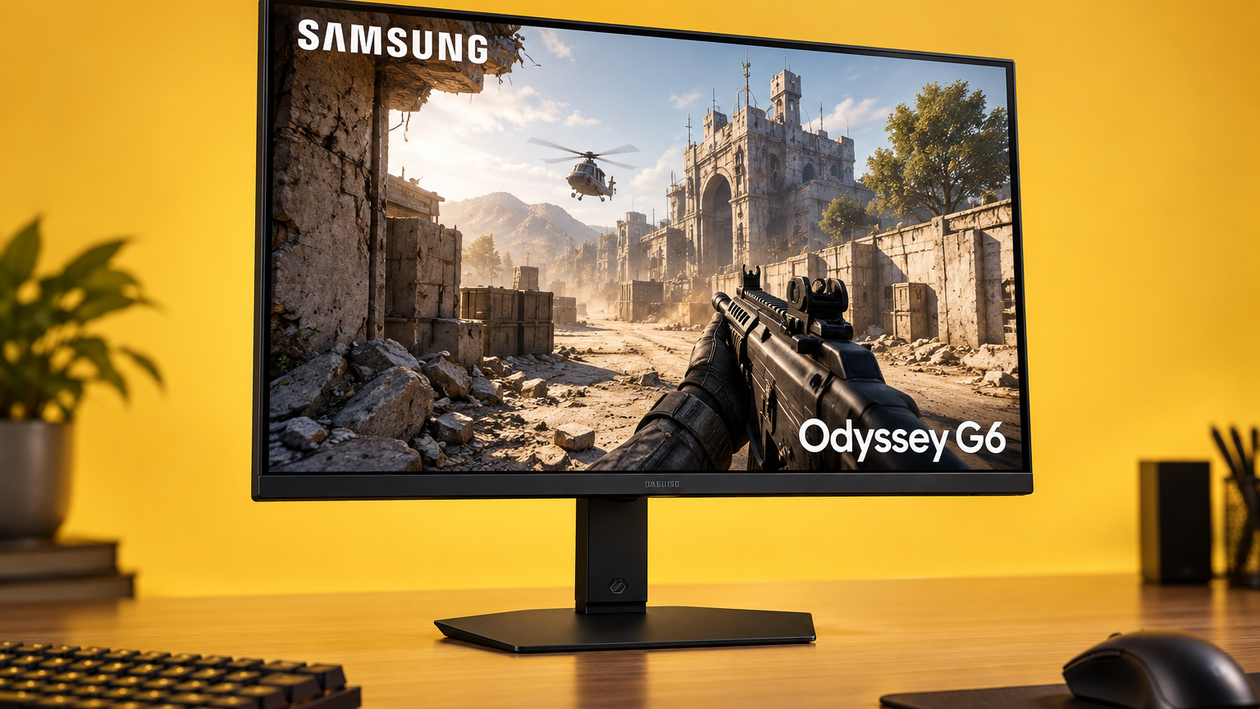 Immagine di Samsung Odyssey G6 con il 43% di sconto, 350 Hz per gli FPS competitivi