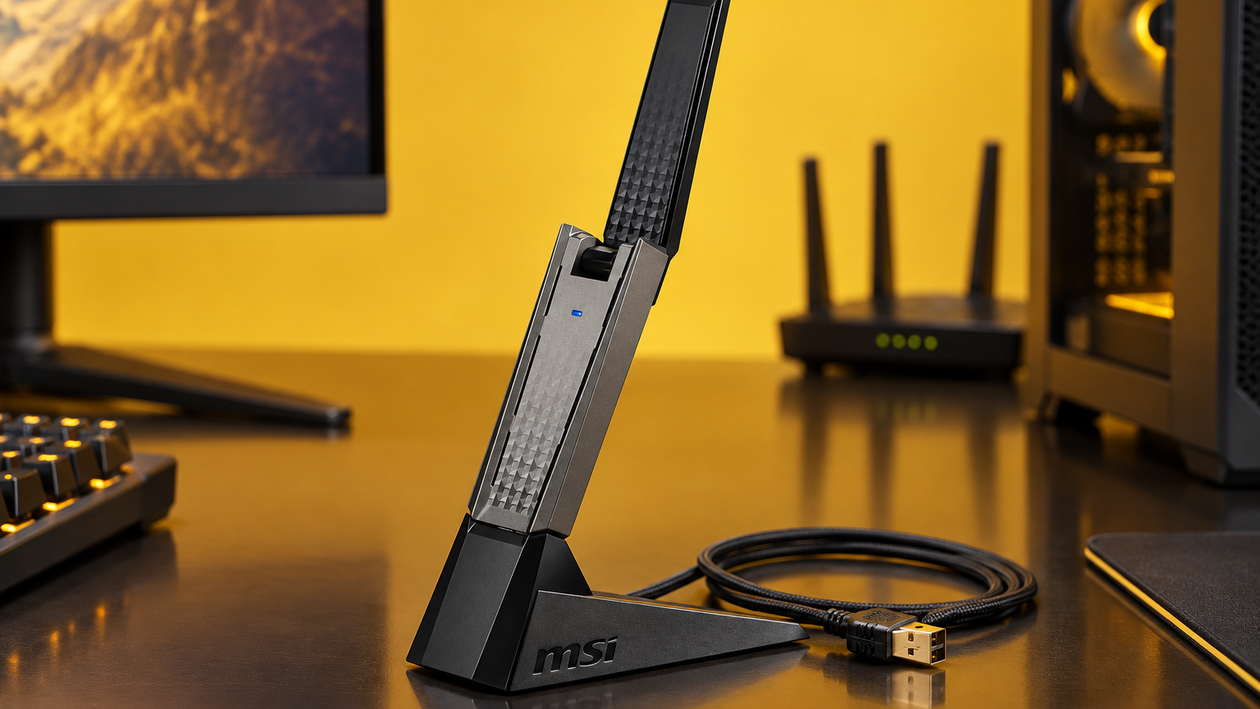 Immagine di MSI AX1800 al 43%, il Wi-Fi 6 facile per PC e notebook