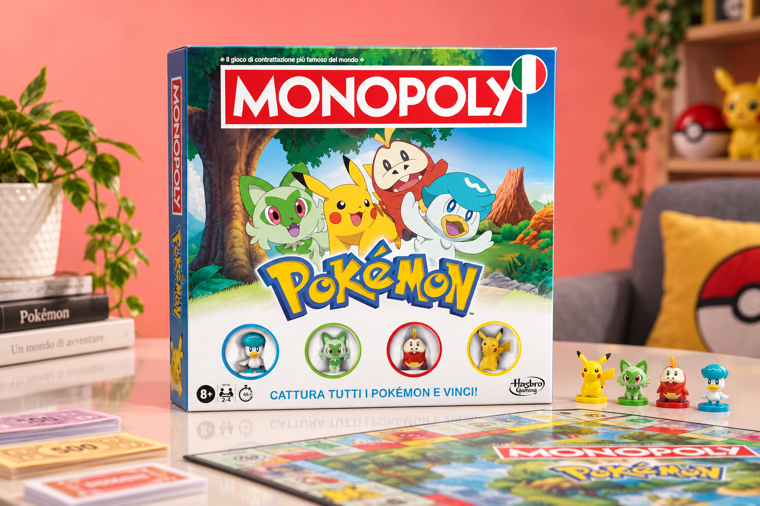 Monopoly Pokémon scende a 20€, 48 creature da catturare in famiglia