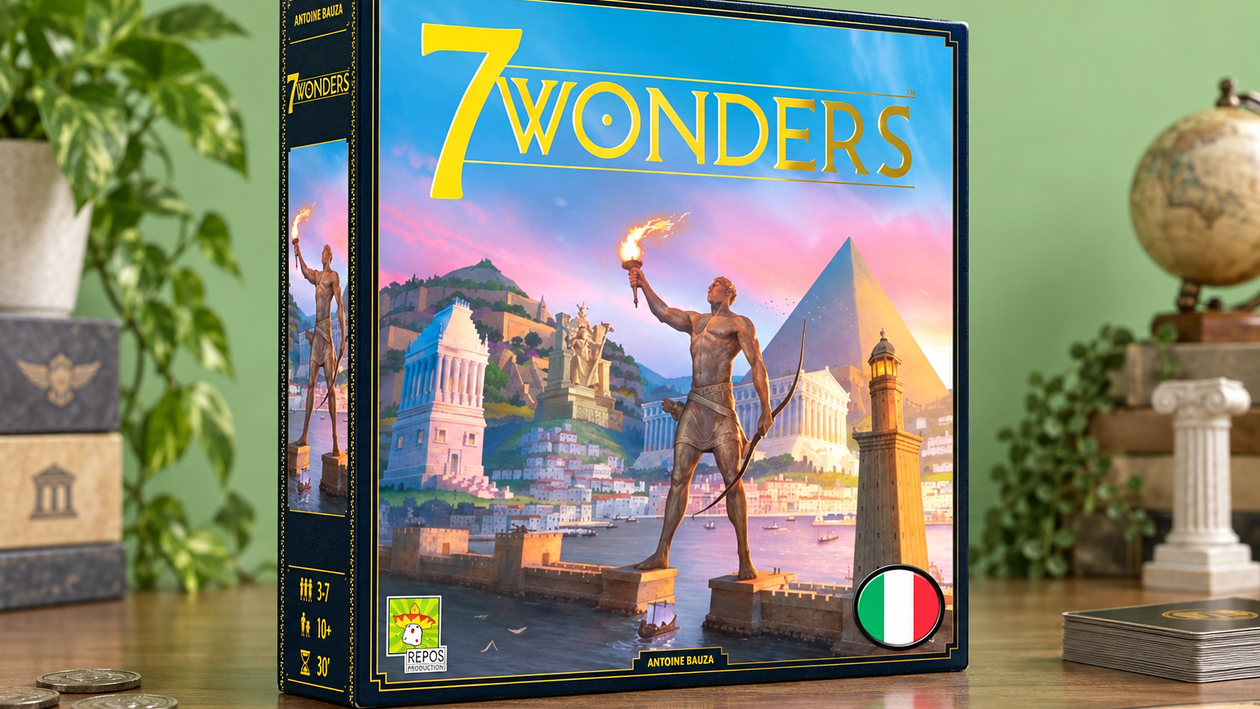 Immagine di 7 Wonders a 37,90€, il pluripremiato strategico per serate in compagnia