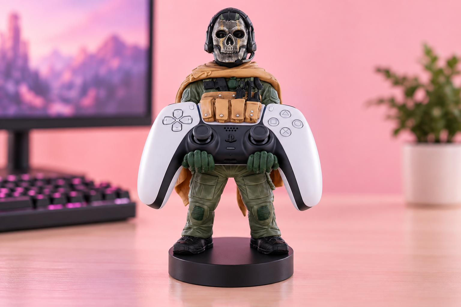Copertina: Il supporto Ghost Warzone sotto i 18€ tiene in ordine pad e smartphone