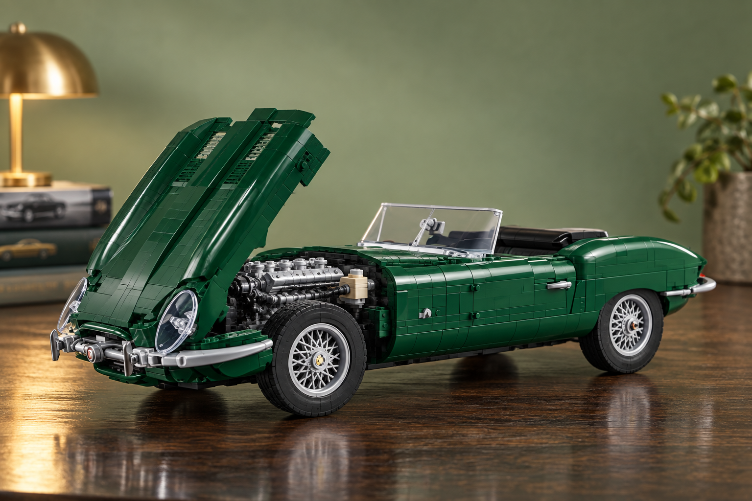 LEGO Icons Jaguar E-Type a 127,50€, merita un posto in vetrina