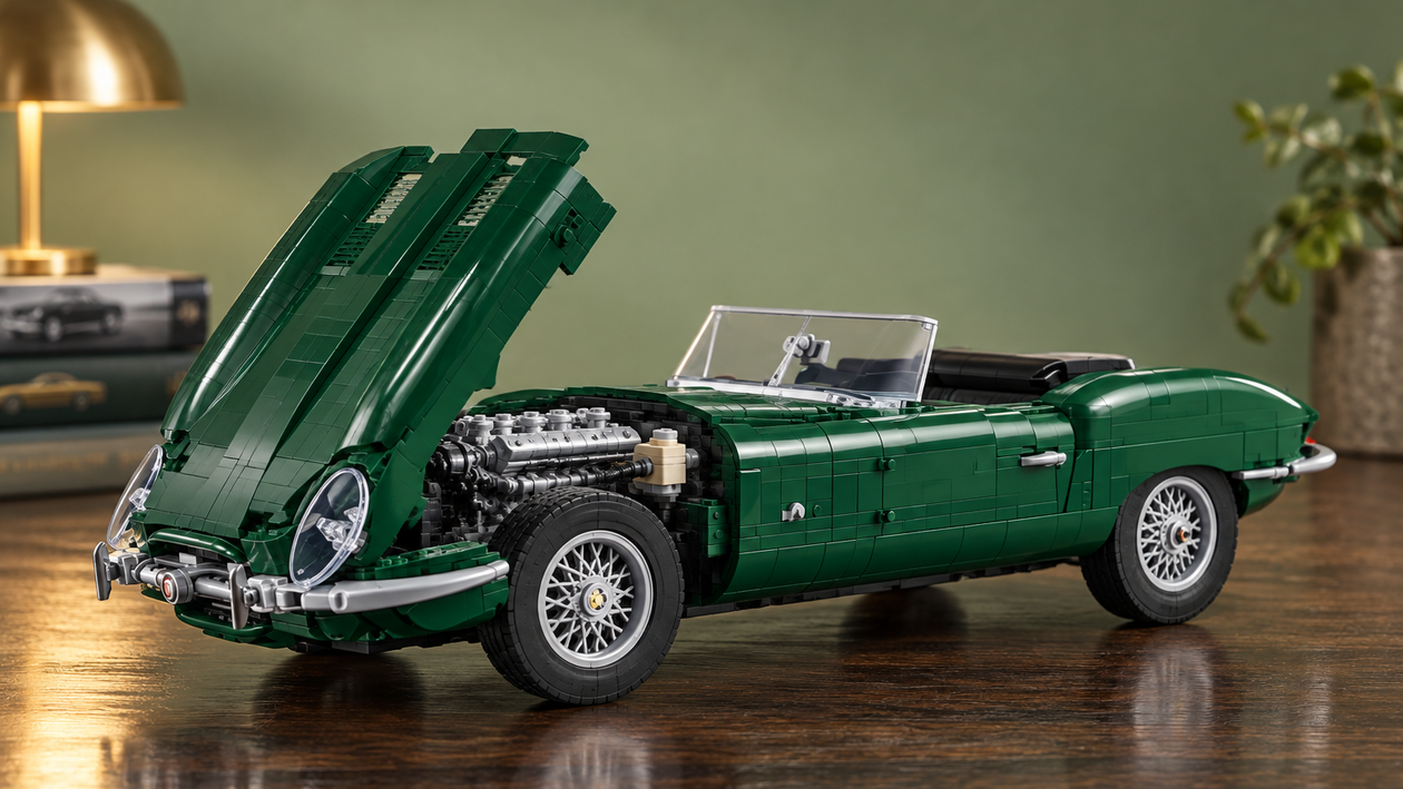 Immagine di LEGO Icons Jaguar E-Type a 127,50€, merita un posto in vetrina