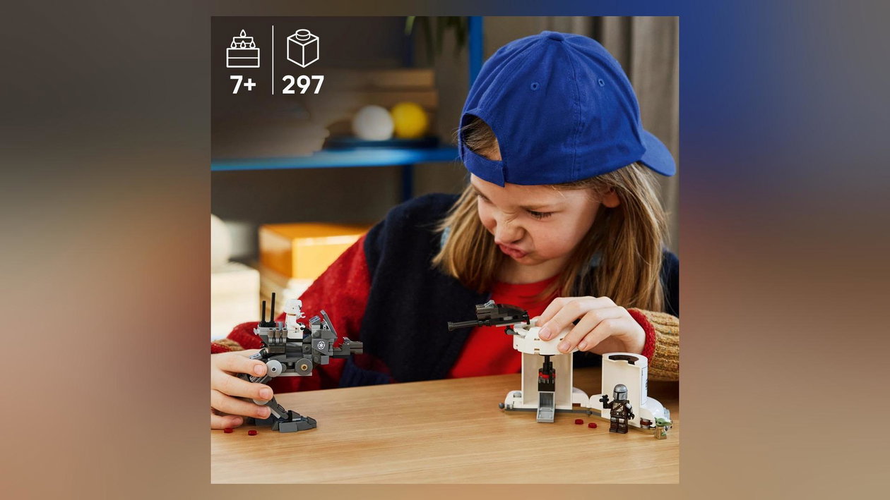Immagine di LEGO Star Wars AT-RT al minimo storico: 39,90€ con Mando e Grogu