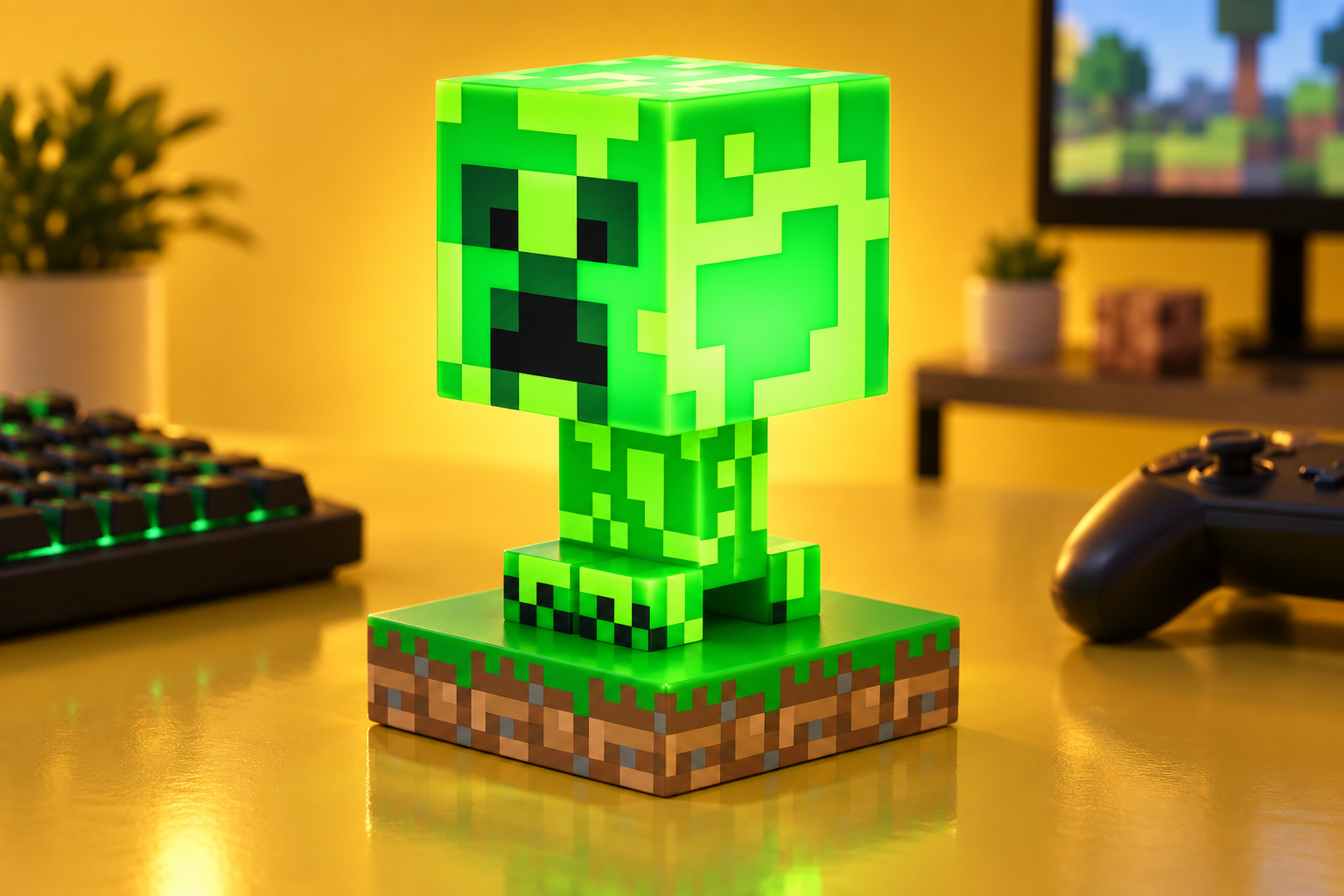 Il Creeper di Minecraft illumina il setup a 15,90€ con la Icon Light Paladone