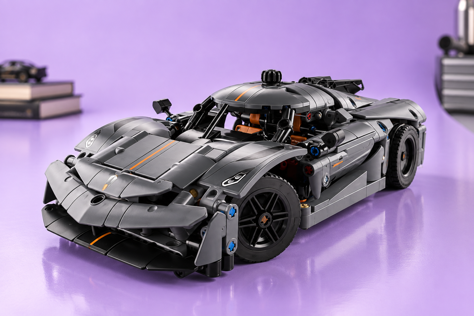 LEGO Technic Koenigsegg Jesko a 43,97€, V8 e porte da vera hypercar