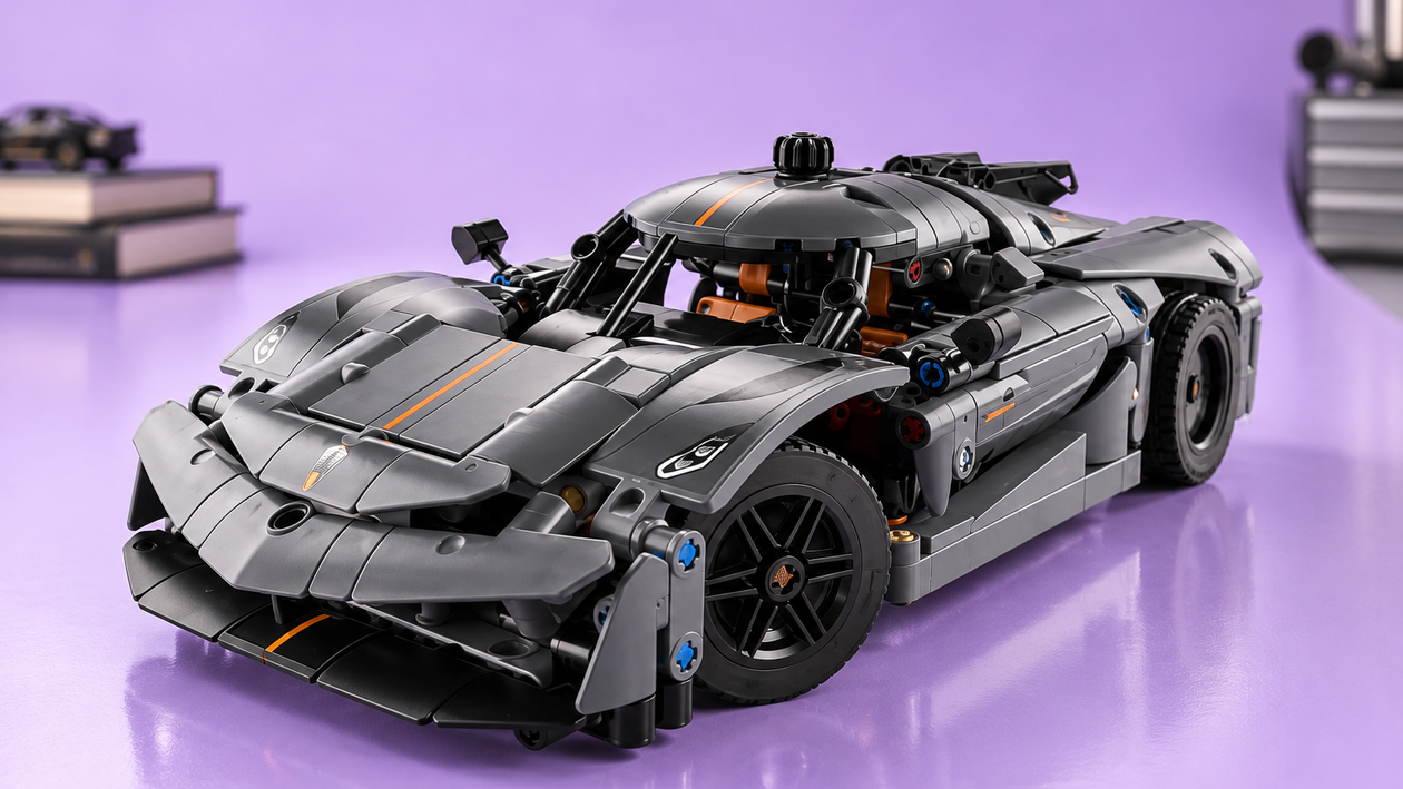 Immagine di LEGO Technic Koenigsegg Jesko a 43,97€, V8 e porte da vera hypercar