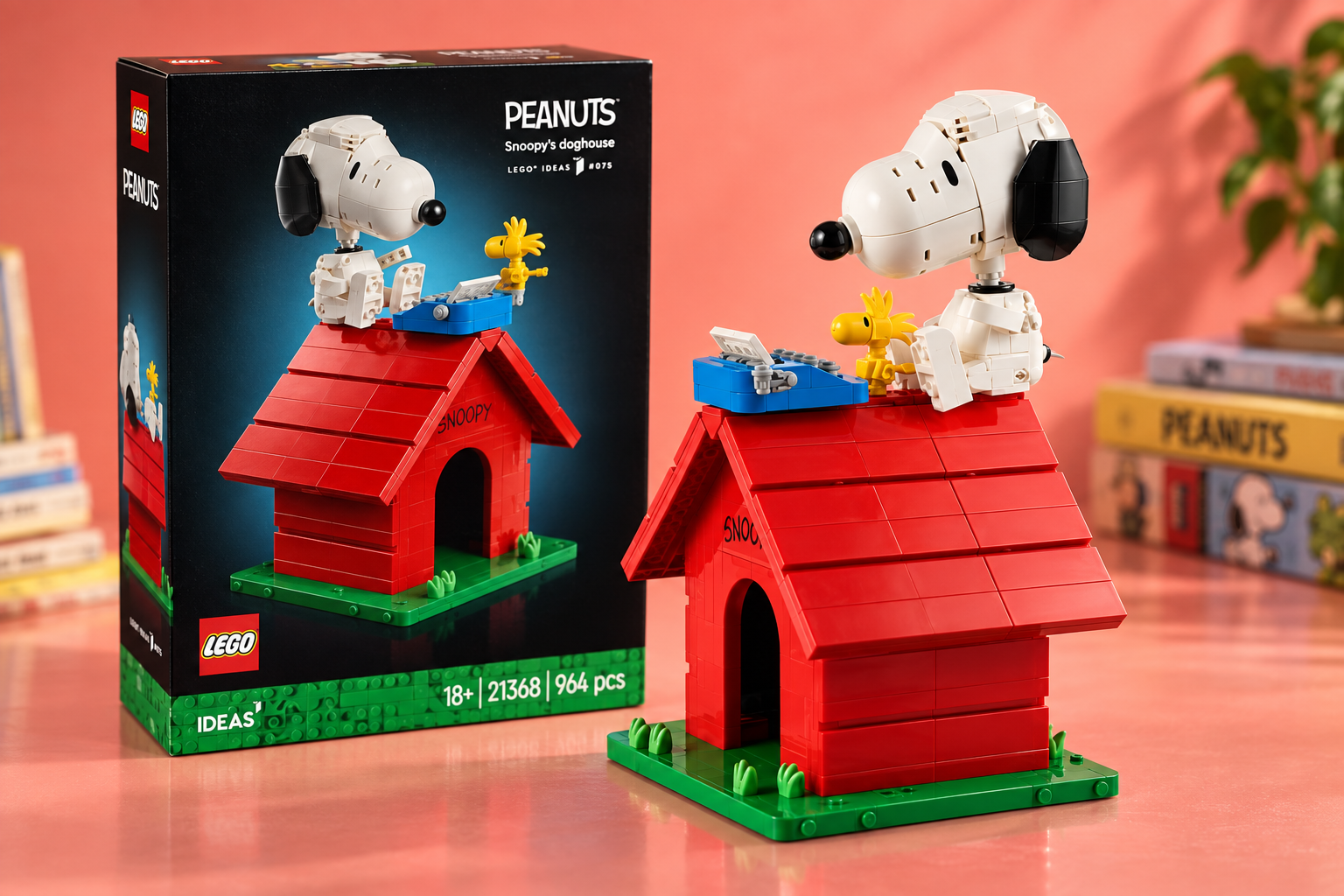 LEGO Ideas Snoopy a 72,29€, la cuccia dei Peanuts da costruire ed esporre
