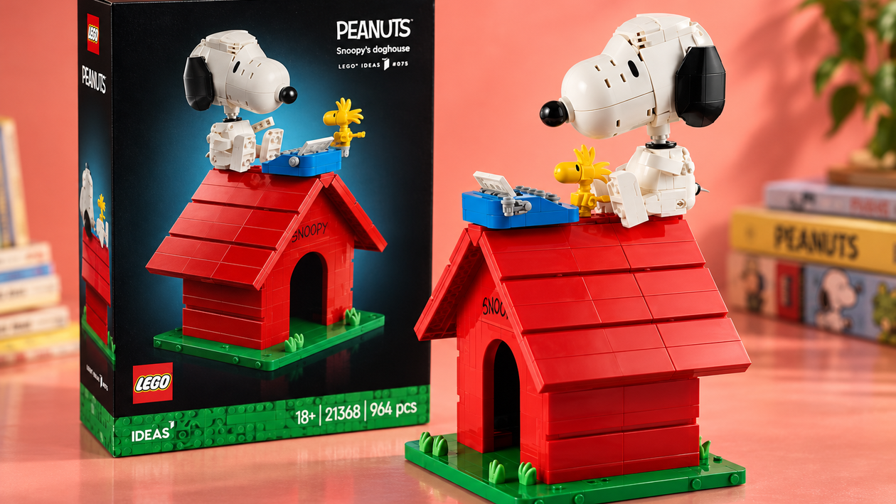 Immagine di LEGO Ideas Snoopy a 72,29€, la cuccia dei Peanuts da costruire ed esporre