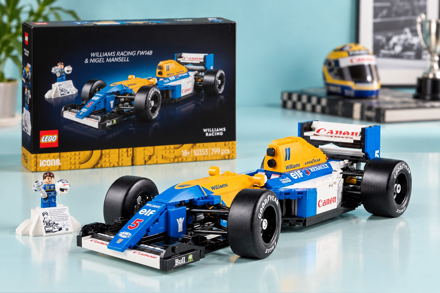 16,02€ in meno sul LEGO Williams FW14B, la F1 di Mansell da esporre