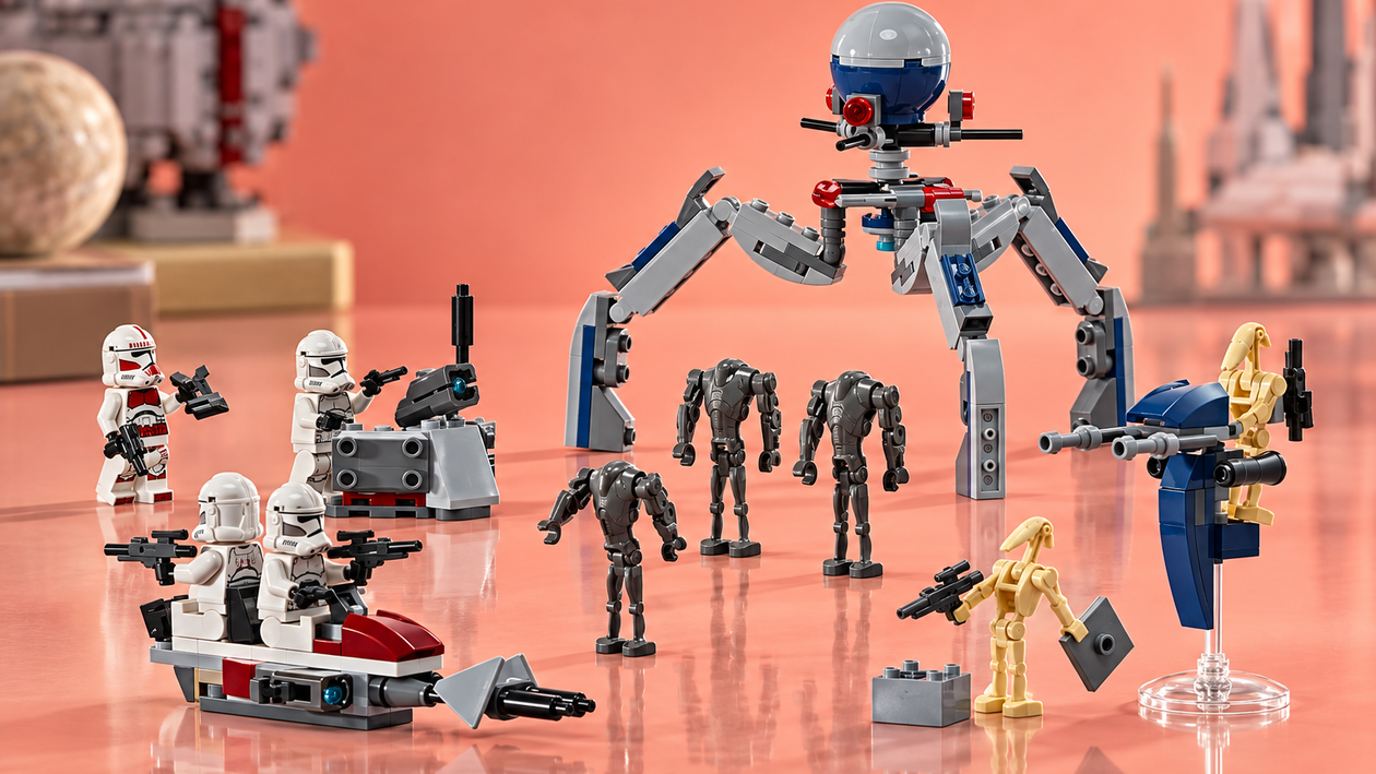 Immagine di LEGO Star Wars Battle Pack a 25,35€, nove personaggi da schierare