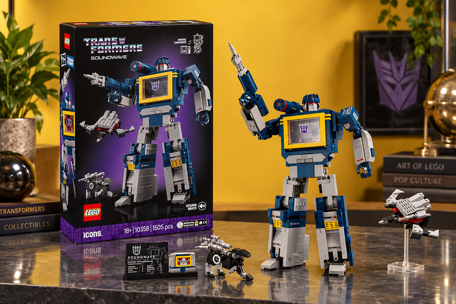 LEGO Transformers Soundwave scende a 149€ e si trasforma davvero