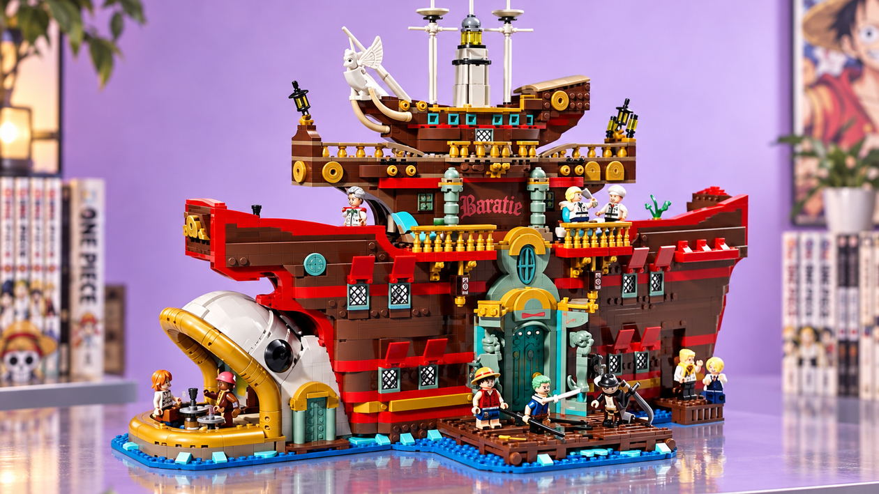 Immagine di LEGO ONE PIECE Baratie a 239,99€, 10 minifigure in un set da vetrina