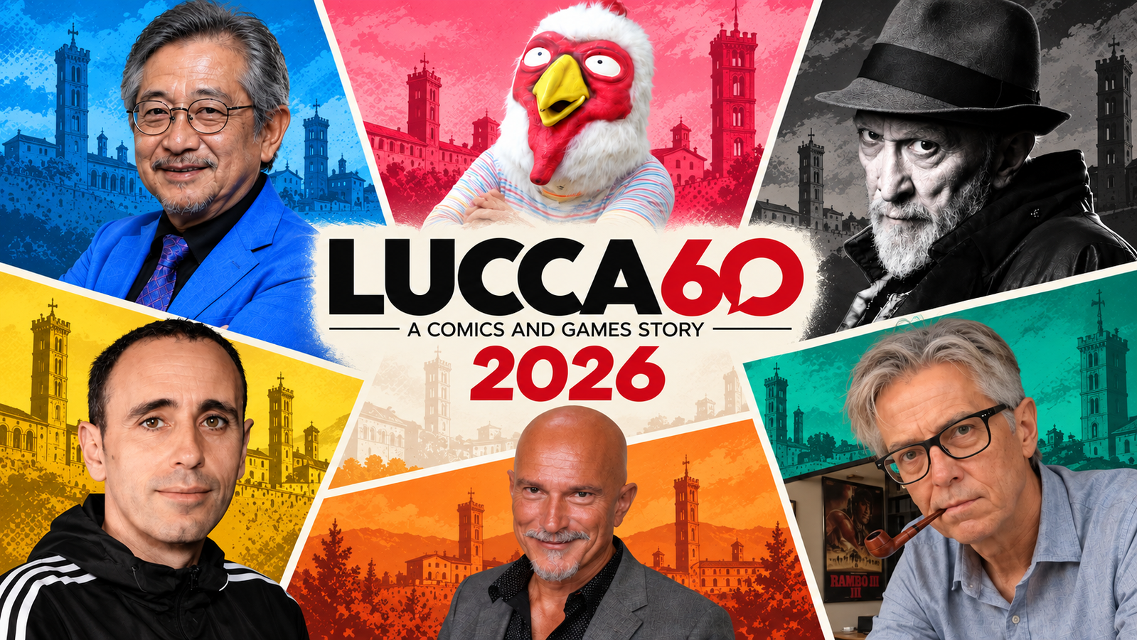 Anteprima: Da Frank Miller a Go Nagai: Lucca Comics & Games 2026 capitale del fumetto