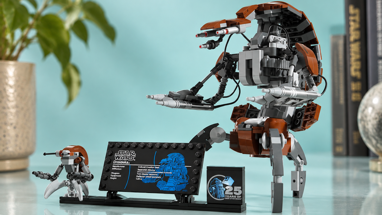 Immagine di LEGO Star Wars Droideka a 66,29€, il droide da esposizione che cambia forma