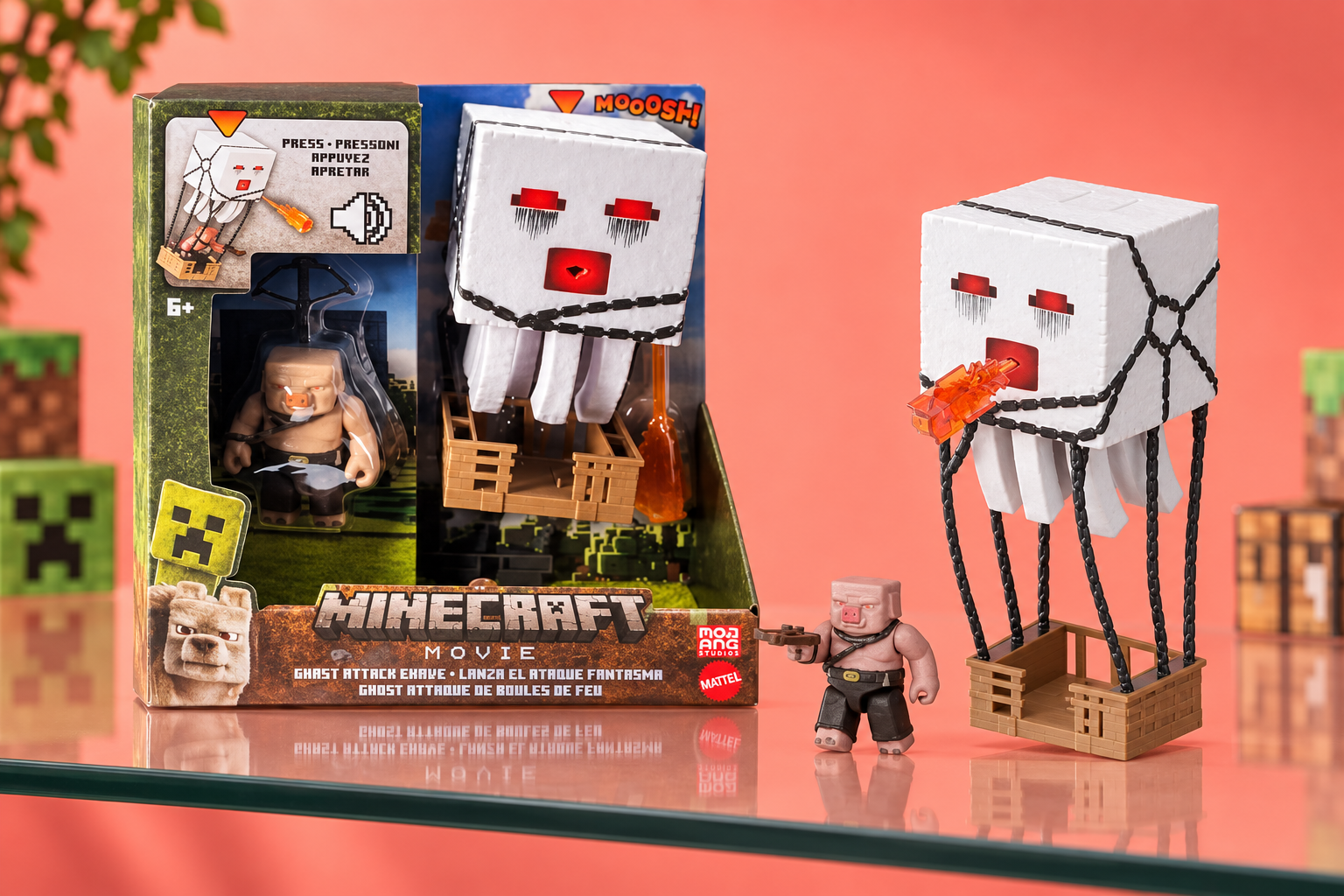 Mattel Minecraft Ghast a 32,99€, luci e suoni per ricreare l’attacco