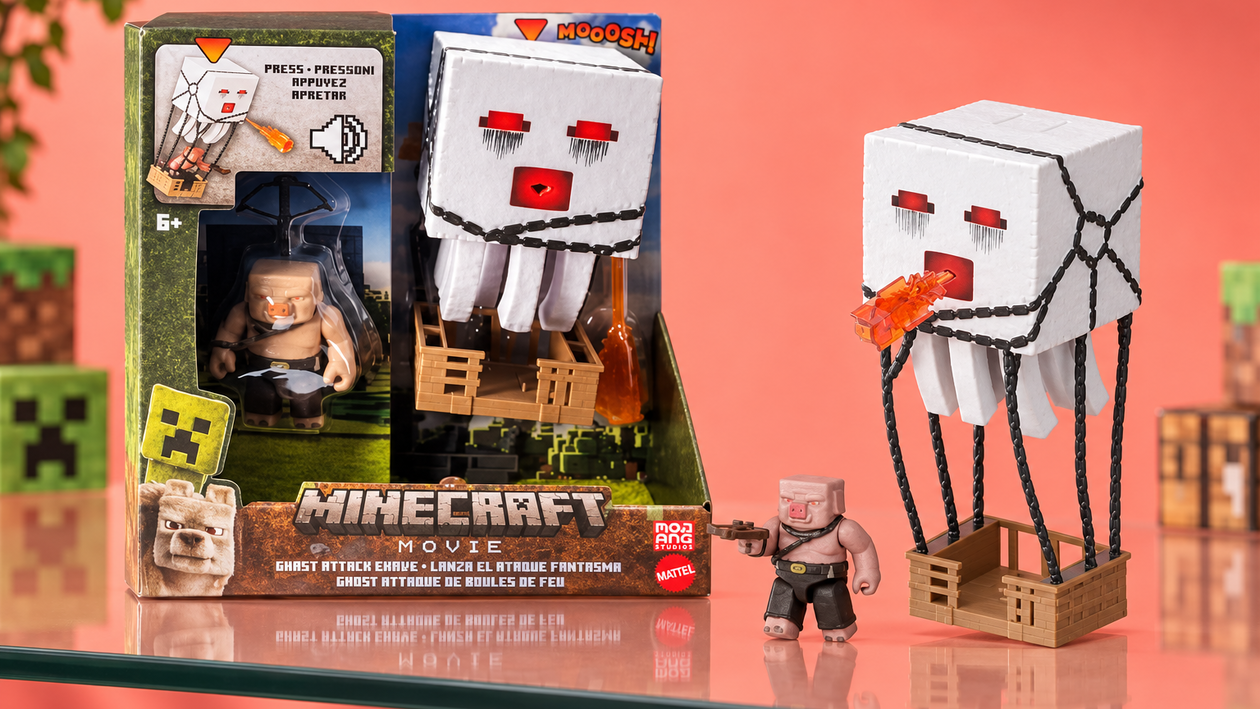 Immagine di Mattel Minecraft Ghast a 32,99€, luci e suoni per ricreare l’attacco