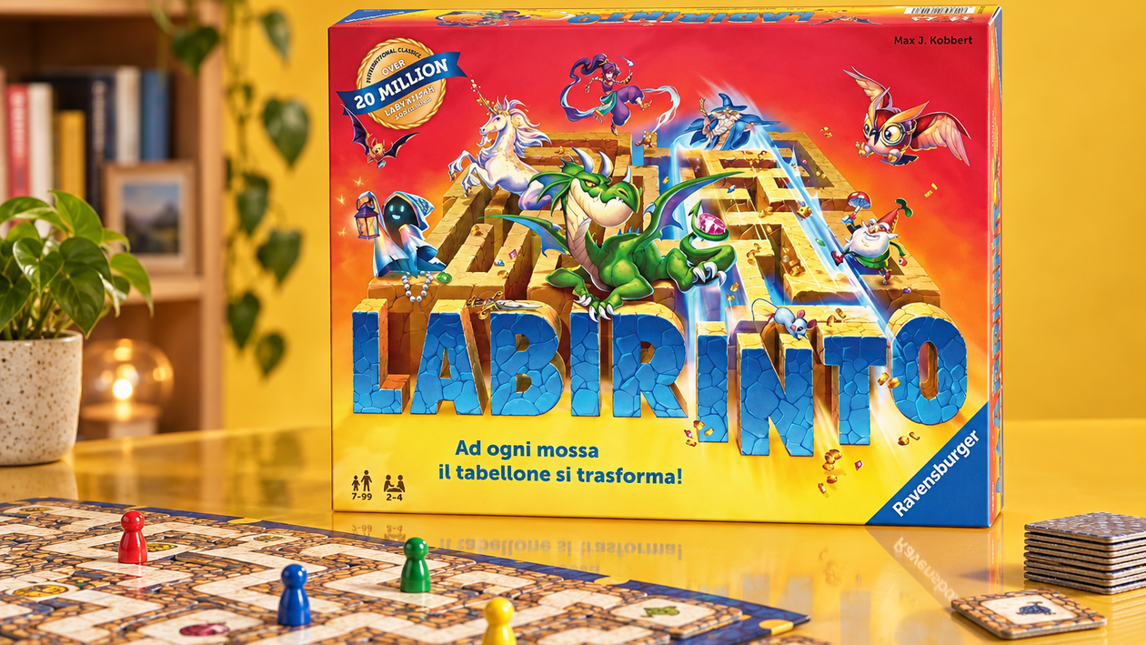 Immagine di Ravensburger Labyrinth a 22,39€, il labirinto cambia a ogni turno