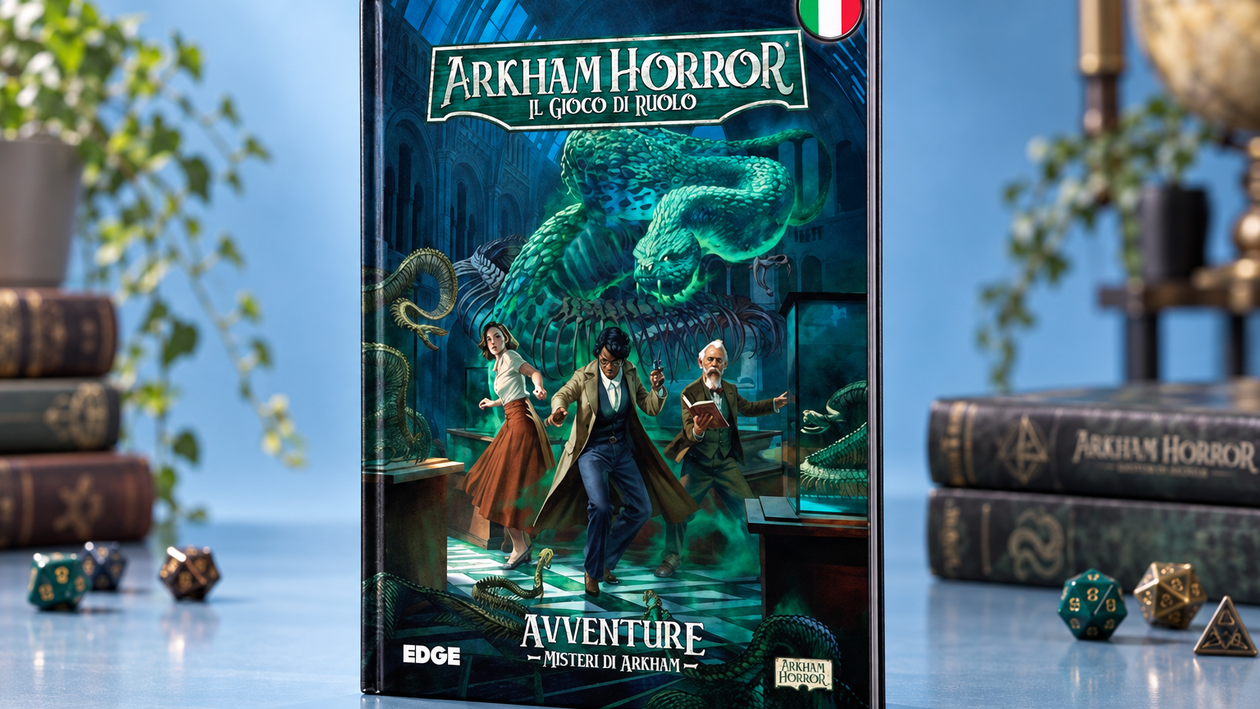 Immagine di Asmodee Arkham Horror GDR da 39,99€ a 33,55€, tre indagini da brividi