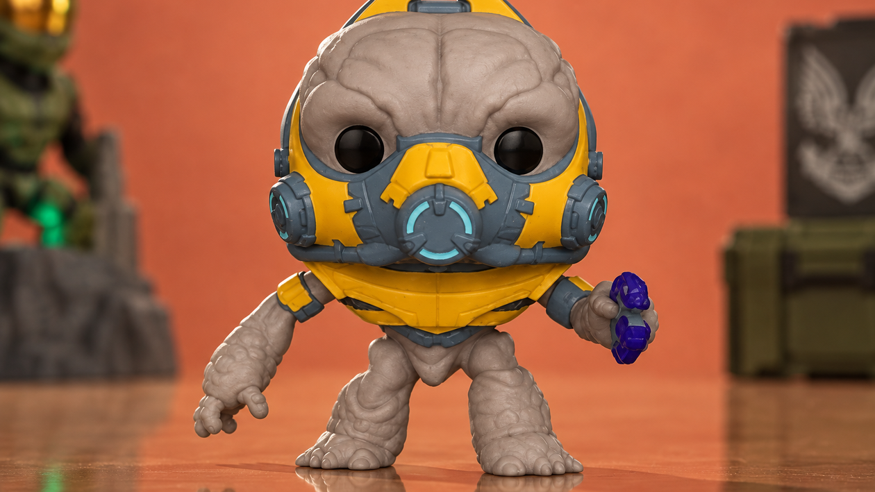 Immagine di Funko Pop Halo Infinite Grunt a 11,09€, il nemico che mancava alla vetrina