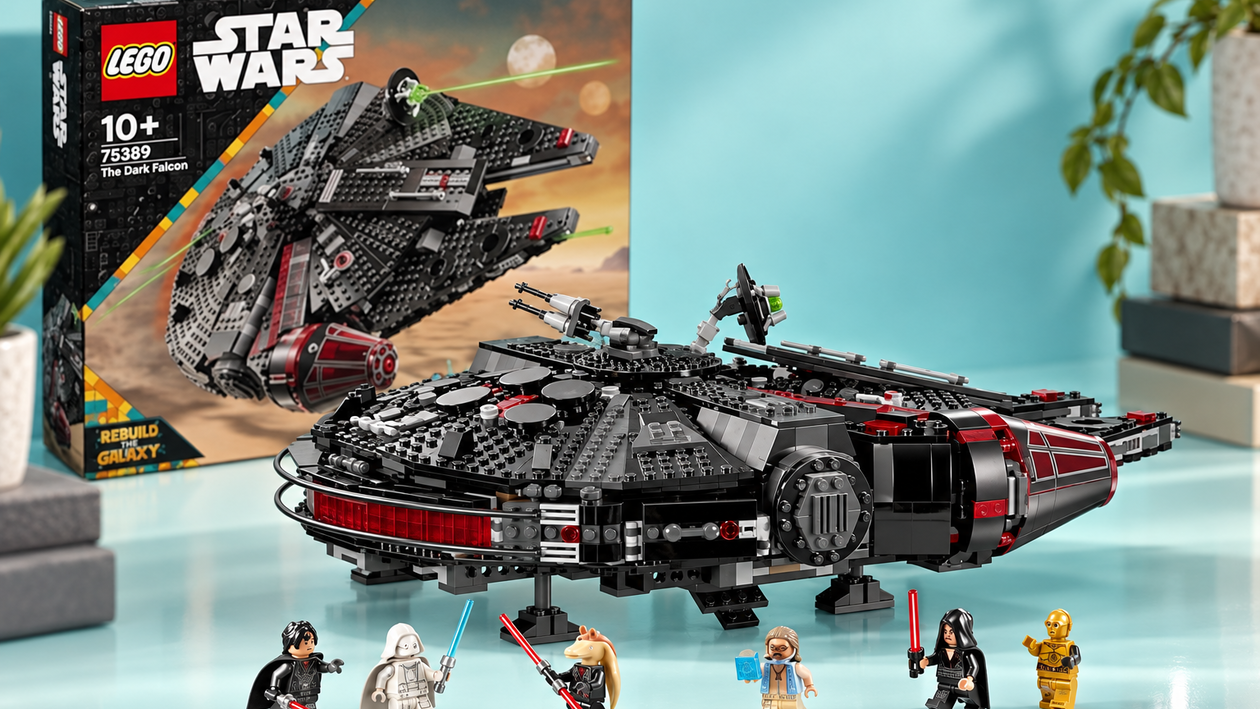 Immagine di Darth Jar Jar nel LEGO Star Wars Dark Falcon a 169,69€, da mettere in vetrina