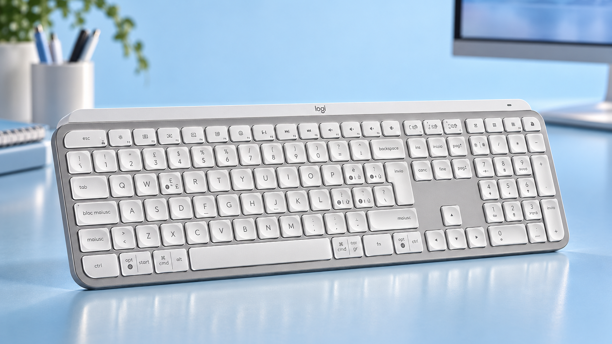 Immagine di Logitech MX Keys S da 119,99€ a 89,99€, una gran tastiera per tre dispositivi
