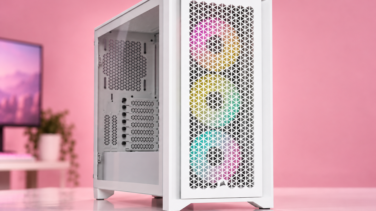 Immagine di Corsair 4000D RGB Airflow al 56%, tre ventole per rifare il PC