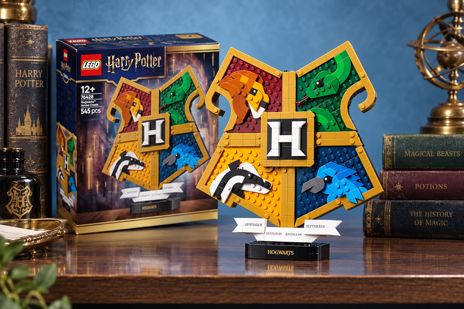 LEGO Harry Potter Stemma della Casa di Hogwarts a 47,49€, merita la parete