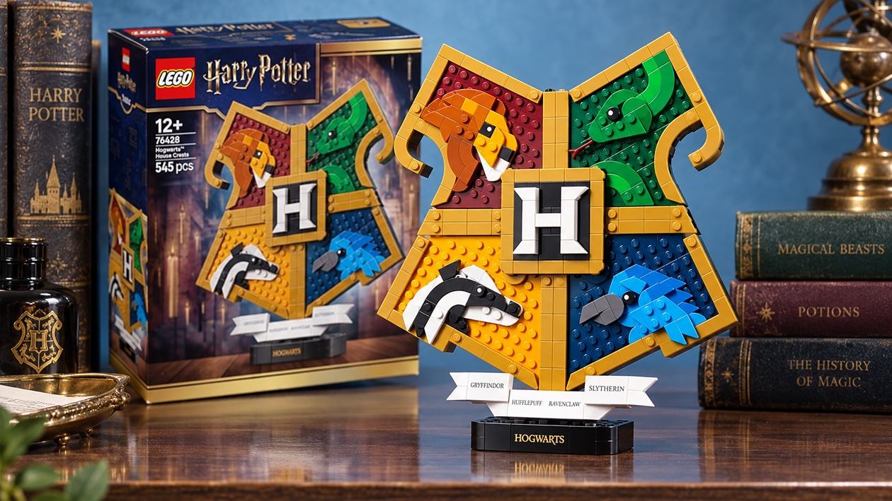 Immagine di LEGO Harry Potter Stemma della Casa di Hogwarts a 47,49€, merita la parete