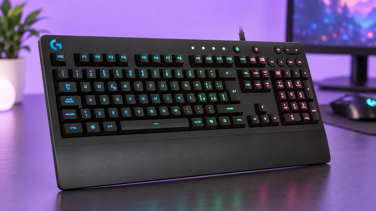 Immagine di Logitech G213 al 43% in meno, la tastiera completa per giocare a 39,90€