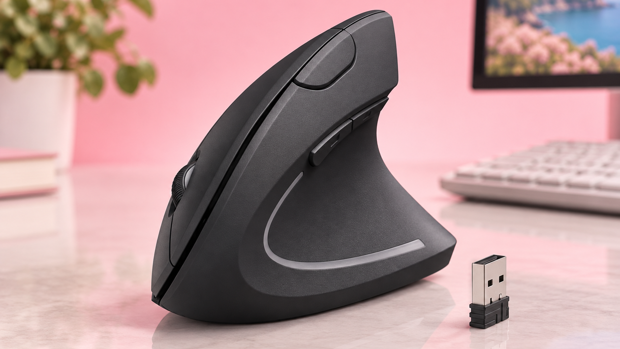 Immagine di Il mouse verticale Anker sotto i 18€, una spesa furba per lunghe sessioni
