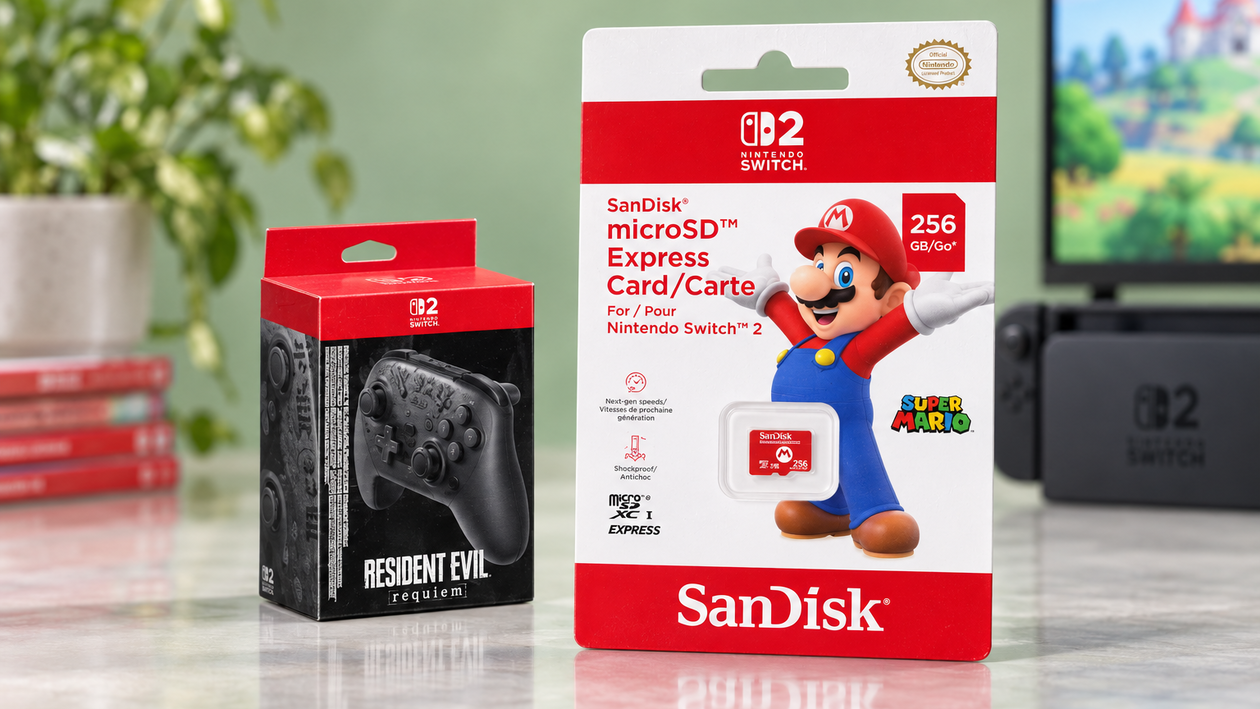 Immagine di Nintendo Switch 2 Pro Controller Resident Evil con microSD 256 GB a 157,37€