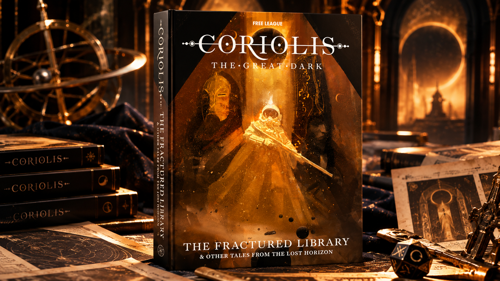 Coriolis: The Great Dark, The Fractured Library porta cinque avventure nel Lost Horizon