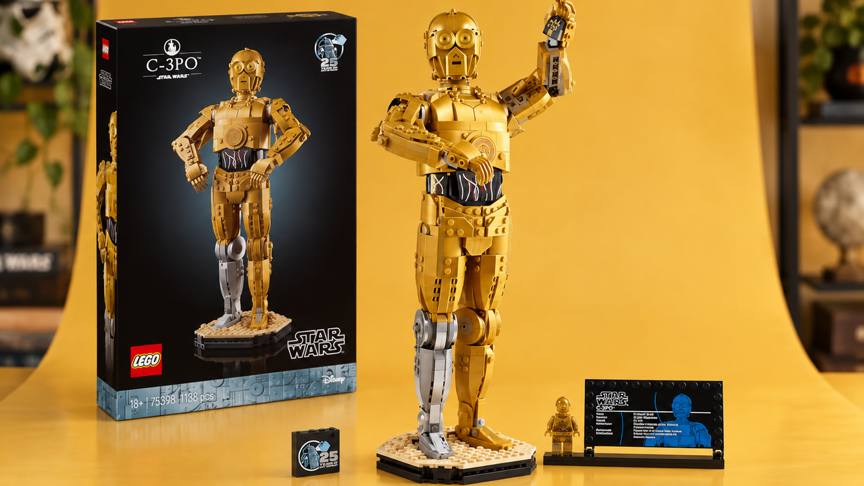 Immagine di LEGO Star Wars C-3PO a 128,71€, il droide da costruire e mettere in mostra