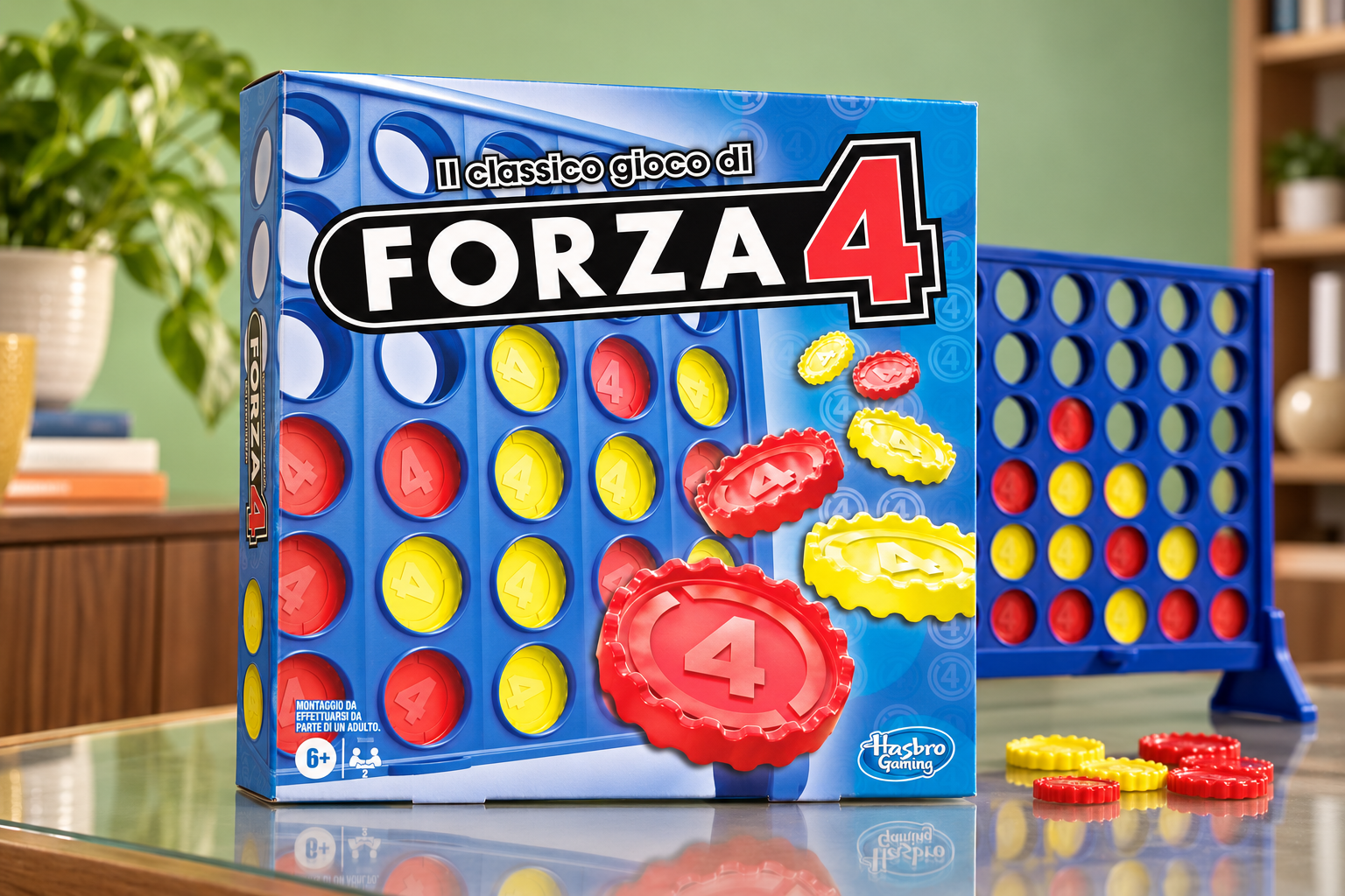 Forza 4 di Hasbro scende a 16,90€, il classico per adulti e bambini