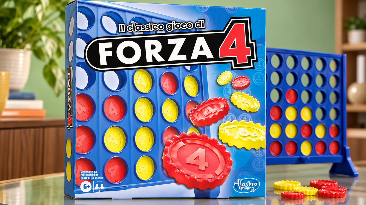 Immagine di Forza 4 di Hasbro scende a 16,90€, il classico per adulti e bambini