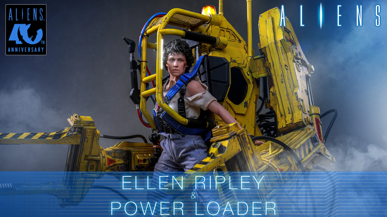 Aliens: Ellen Ripley e Power Loader P-5000, il nuovo set Hot Toys per il 40° anniversario